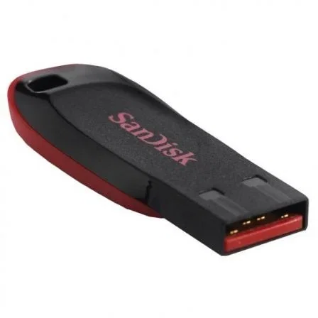 SanDisk Cruzer Blade 128 GB Negro, Rojo